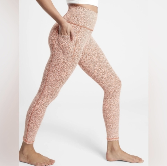 ATHLETA salutation stash pocket textured tights size XS - Picture 3 of 9